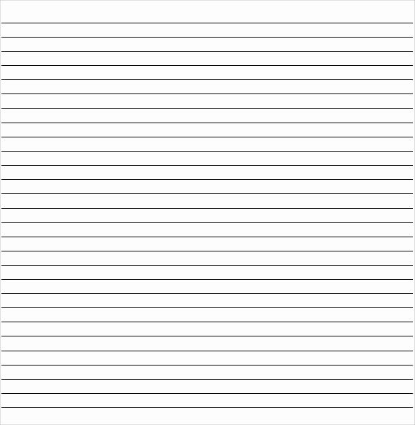 Lined College Ruled Paper Luxury Free 11 Lined Paper Templates In Pdf
