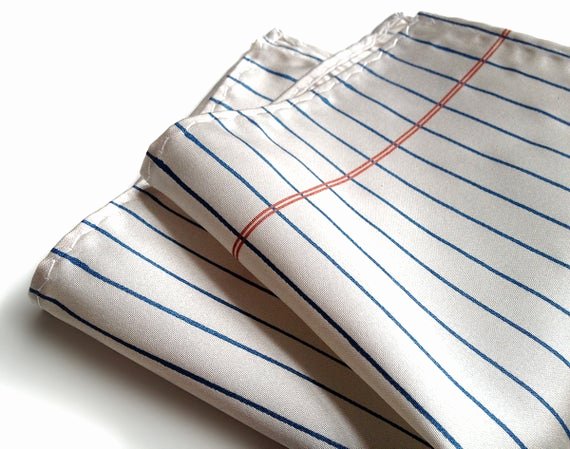 Lined College Ruled Paper Unique Notebook Paper Pocket Square College Ruled Wide Ruled Lined