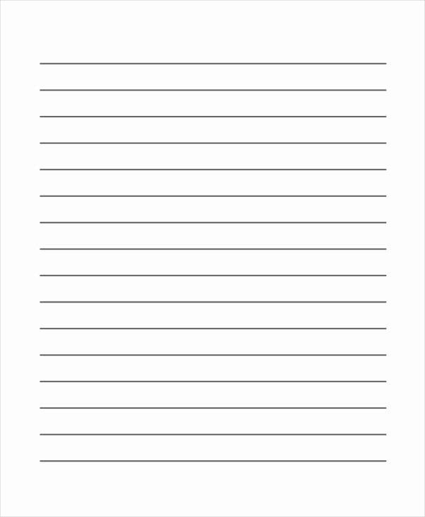 Lined Letter Writing Paper Best Of Lined Paper Printable