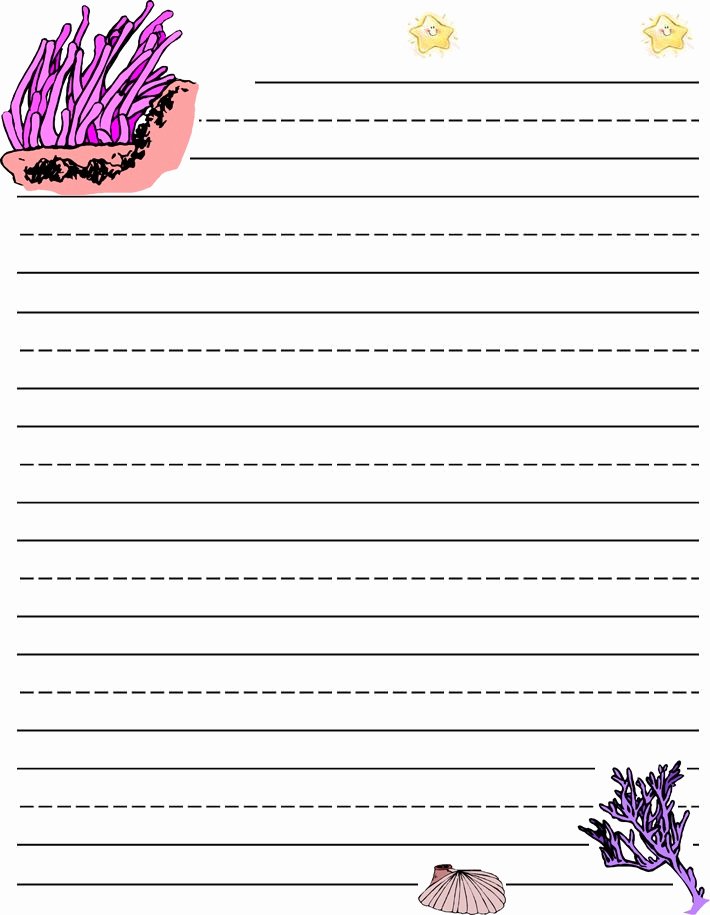 Lined Writing Paper for Kids Unique Lined Paper for Kids