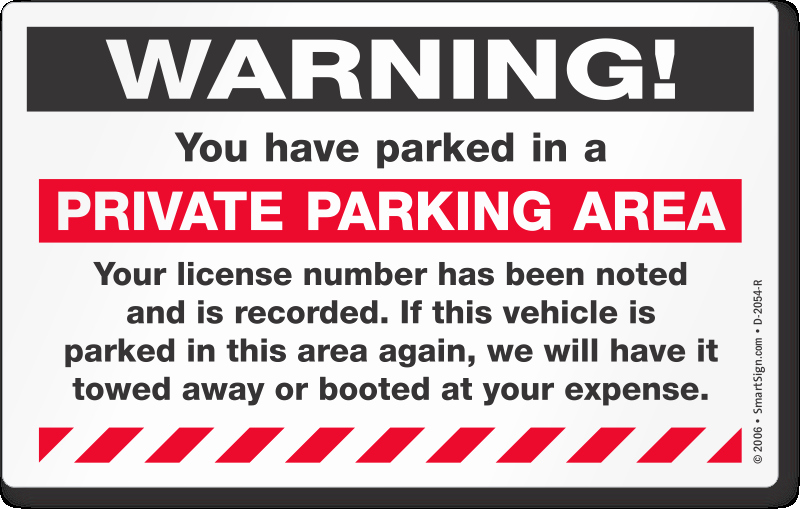 Log Book Violation Warning Letter Unique Parking Violation &amp; towing Stickers – Stop Free Loaders