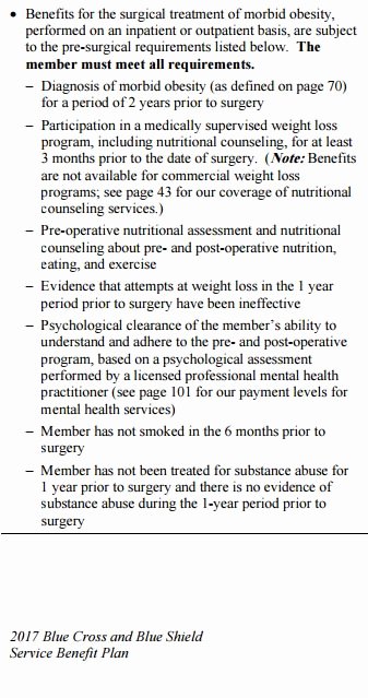 Loss Of Coverage Letter Template Lovely Bariatric Policy Fed Bcbs