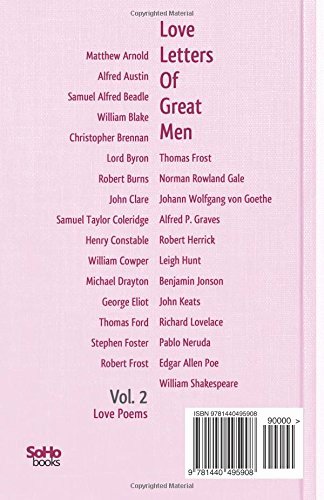 Love Poems Of Great Men Inspirational Libro Love Letters Of Great Men Love Poems 2 Di Matthew