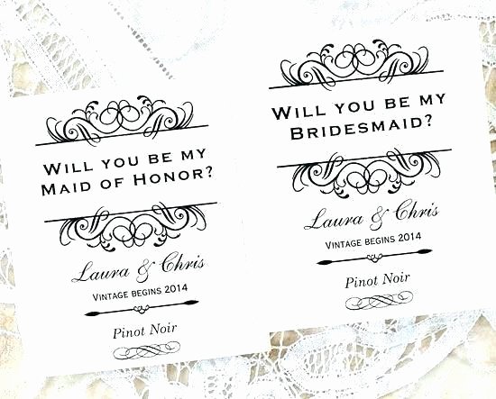 Maid Of Honor Card Template Unique Maid Of Honor Card Template