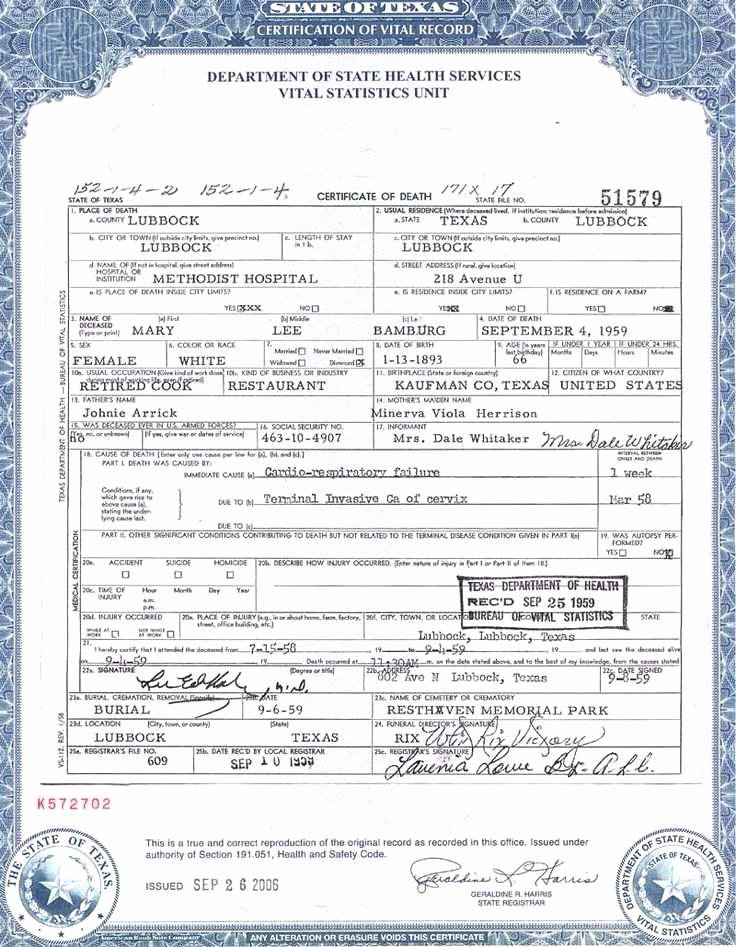 Make A Fake Death Certificate Fresh Fake Death Certificate Expert Fake Death Certificate