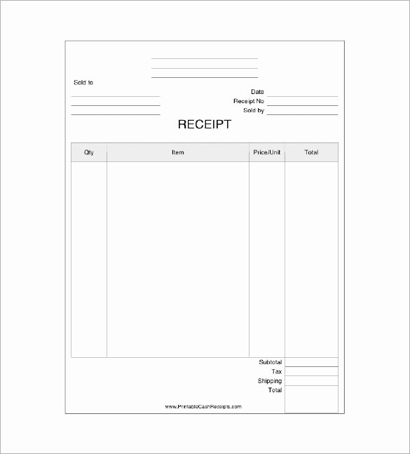 Make A Receipt In Word Elegant Business Receipt Template – 7 Free Word Excel Pdf