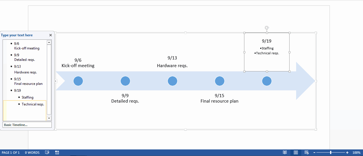 Make A Timeline In Word Beautiful Free Timeline Template In Word
