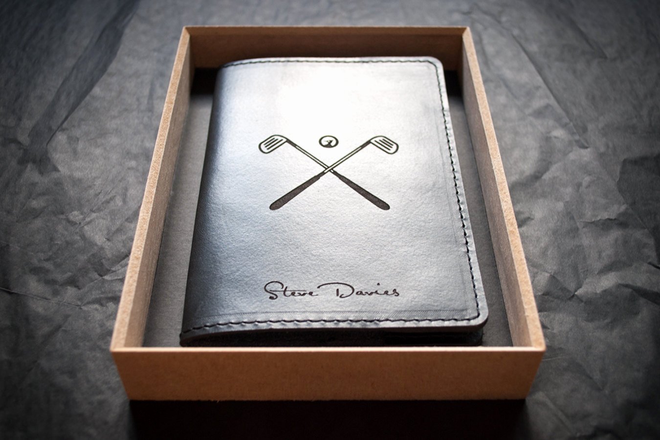 Make Your Own Golf Scorecard Unique Leather Scorecard Holder Handcrafted From Italian Ve Able