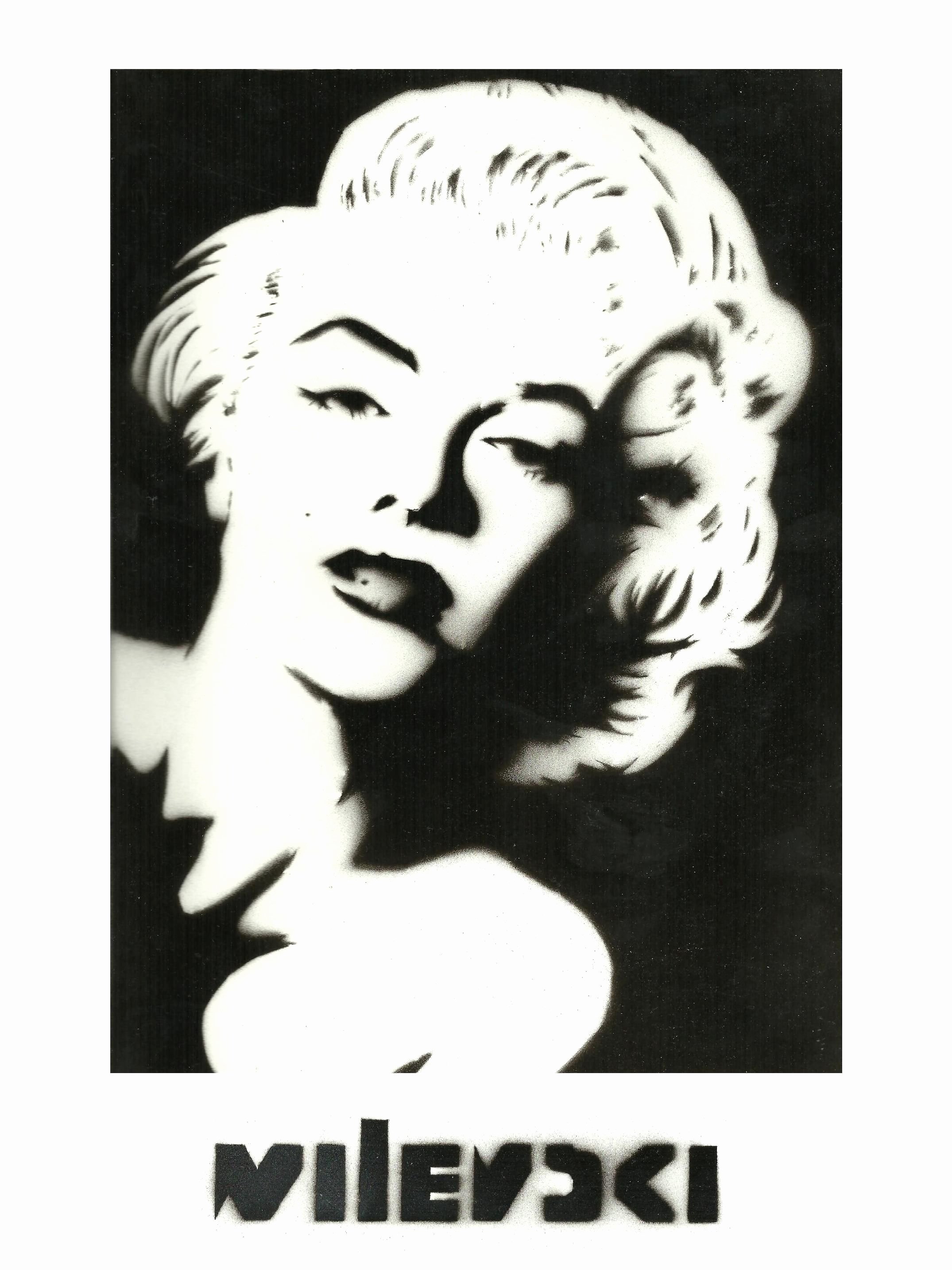 Marilyn Monroe Stencil Art Fresh Wilevski 32 1 Marilyn Monroe 2012 Stencil Art 30 X