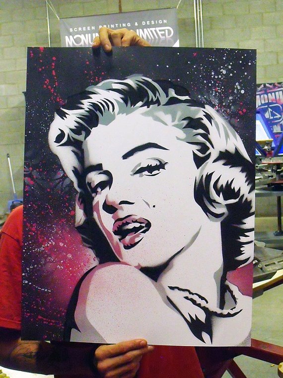 Marilyn Monroe Stencil Art Inspirational 25 Best Ideas About Marilyn Monroe Stencil On Pinterest