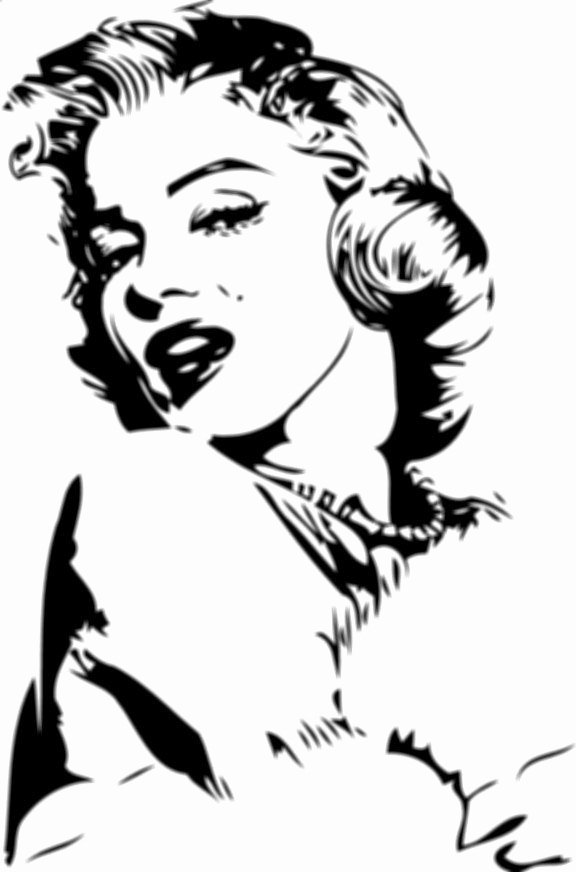 Marilyn Monroe Stencil Template Luxury 29 Best Silhouette Cameo Marilyn Images On Pinterest