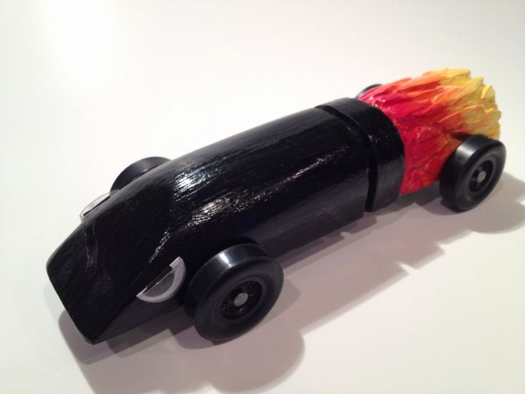 Mario Pinewood Derby Car New the Bullet Bill Car Mario Bros Won Second Place for