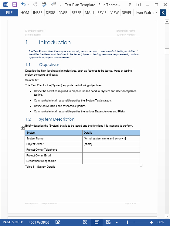 Master Test Plan Templates Awesome Test Plan Templates Ms Word Excel – Templates forms