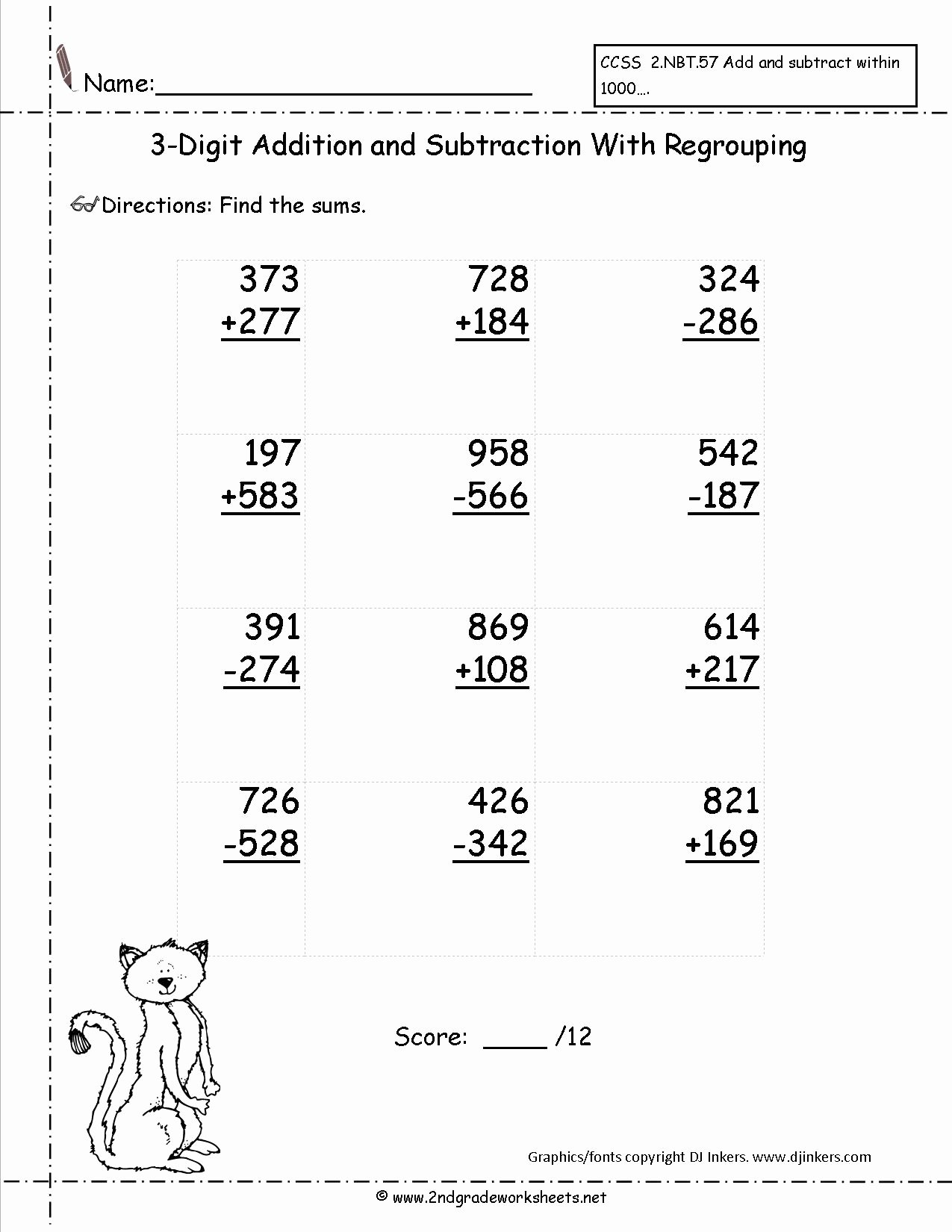 Math Addition and Subtraction Worksheets Beautiful Free Math Printouts From the Teacher S Guide