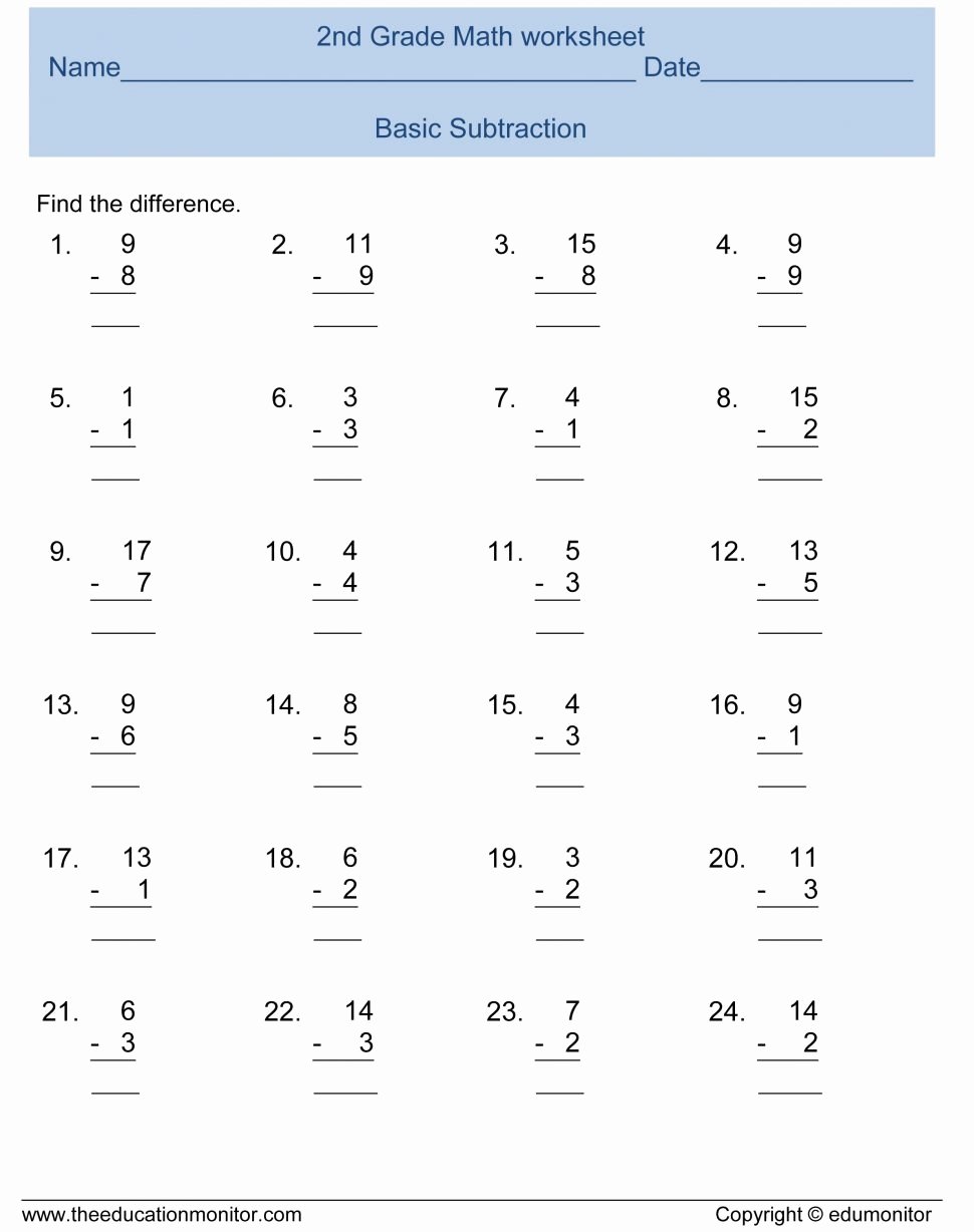 Math Addition and Subtraction Worksheets Beautiful Free Math Worksheets Printable Part 2 Worksheet Mogenk