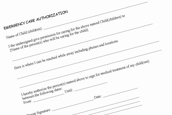 Medical Consent form for Caregiver Awesome Things to Do before You Go On Vacation without the Kids