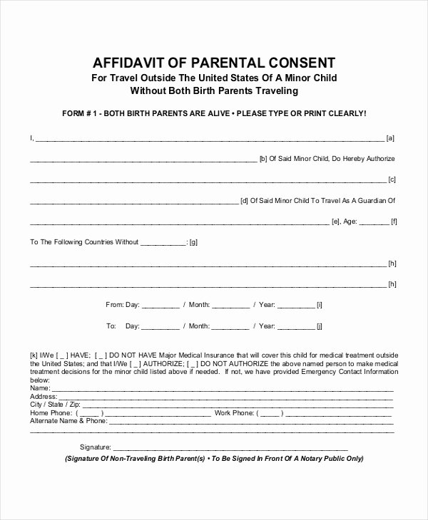 Medical Consent form for Caregiver Lovely Free 8 Sample Medical Consent forms In Pdf