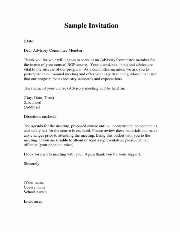 30 Meeting Invitation Email Sample Example Document Template