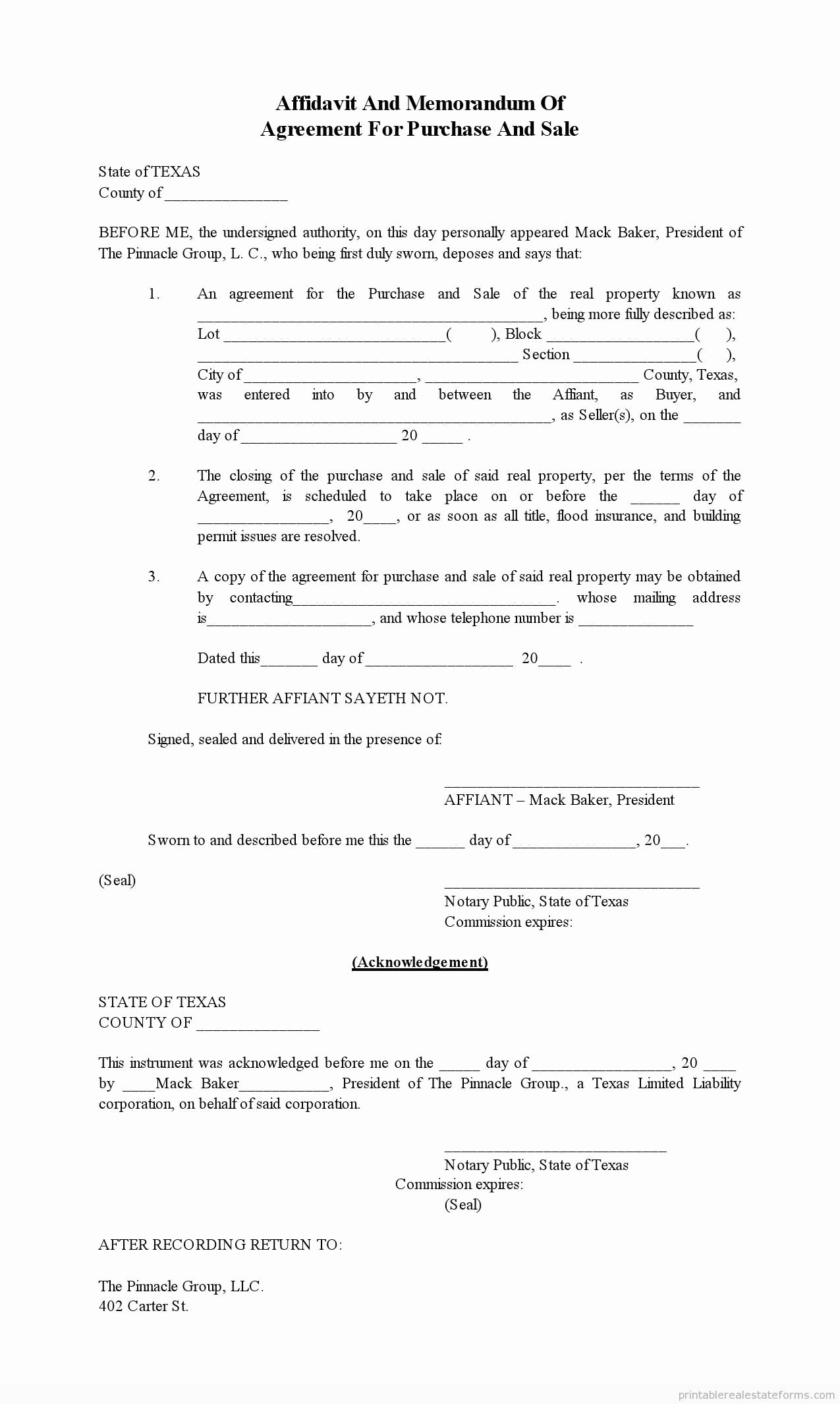 Memorandum Of Agreement Samples Lovely Sample Printable Affidavit Of Memorandum for Purchase and
