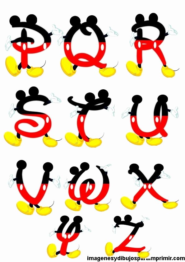 Mickey Mouse Alphabet Letters Luxury 95 Best Images About Disney Alphabet &amp; Numbers On