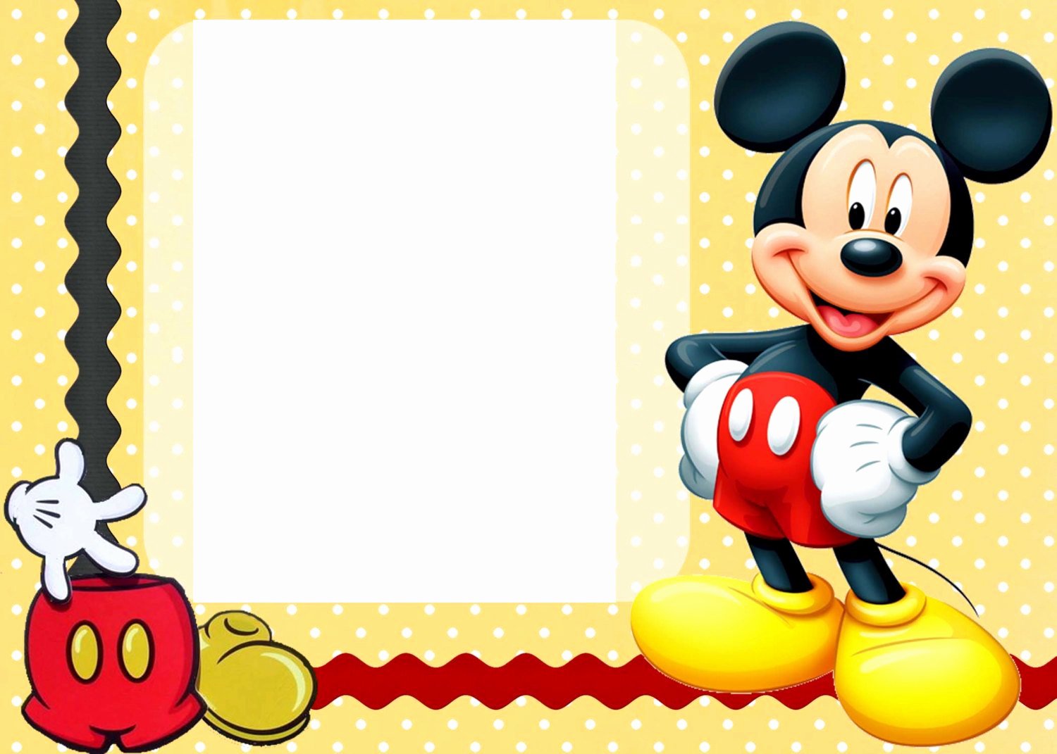 Mickey Mouse Blank Invitations Elegant Mickey Mouse Clubhouse Blank Invitations Printable
