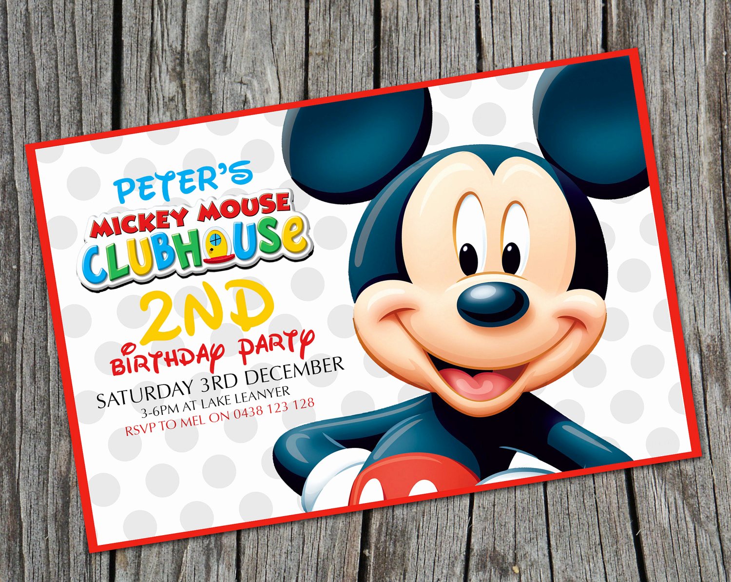 Mickey Mouse Blank Invitations Fresh Mickey Mouse Birthday Invitations Free Printable