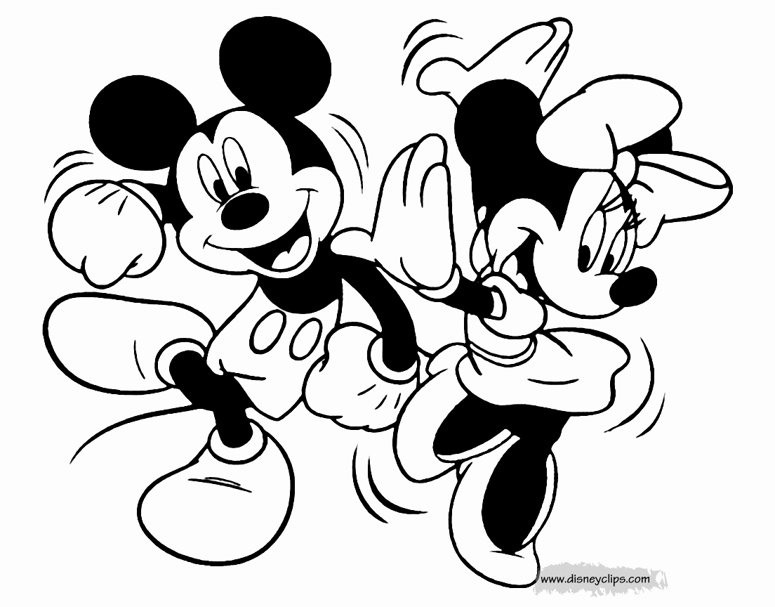Mickey Mouse Colouring Sheets Beautiful Mickey Mouse &amp; Friends Coloring Pages