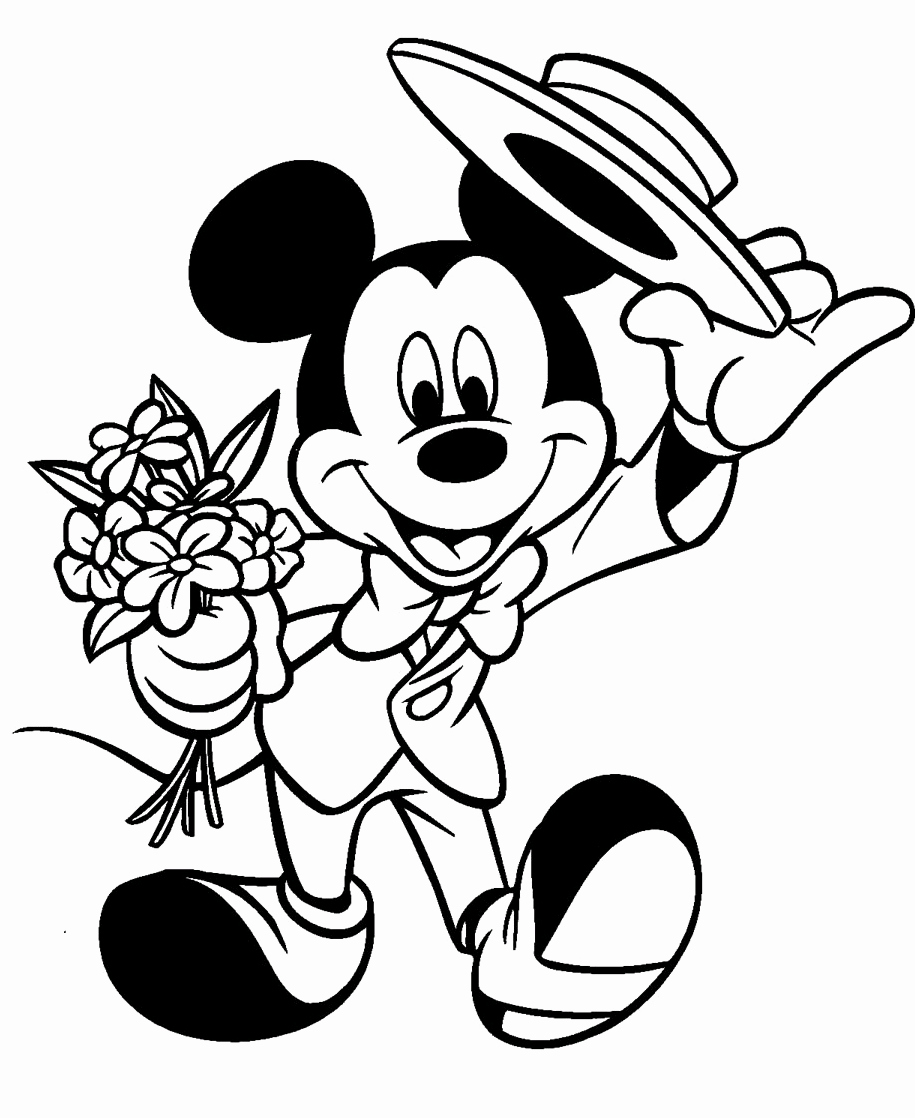 Mickey Mouse Colouring Sheets Fresh Disney Coloring Pages