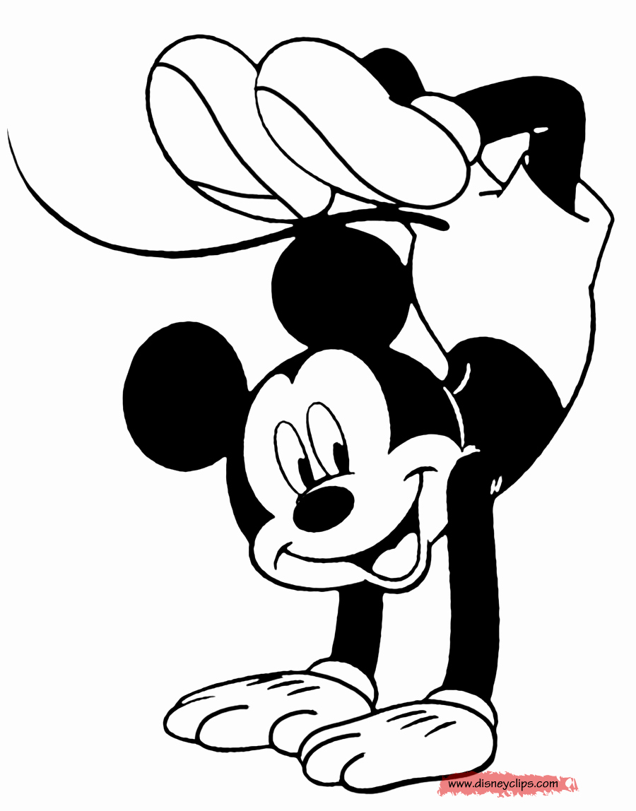 Mickey Mouse Colouring Sheets Inspirational Mickey Mouse Coloring Pages 10
