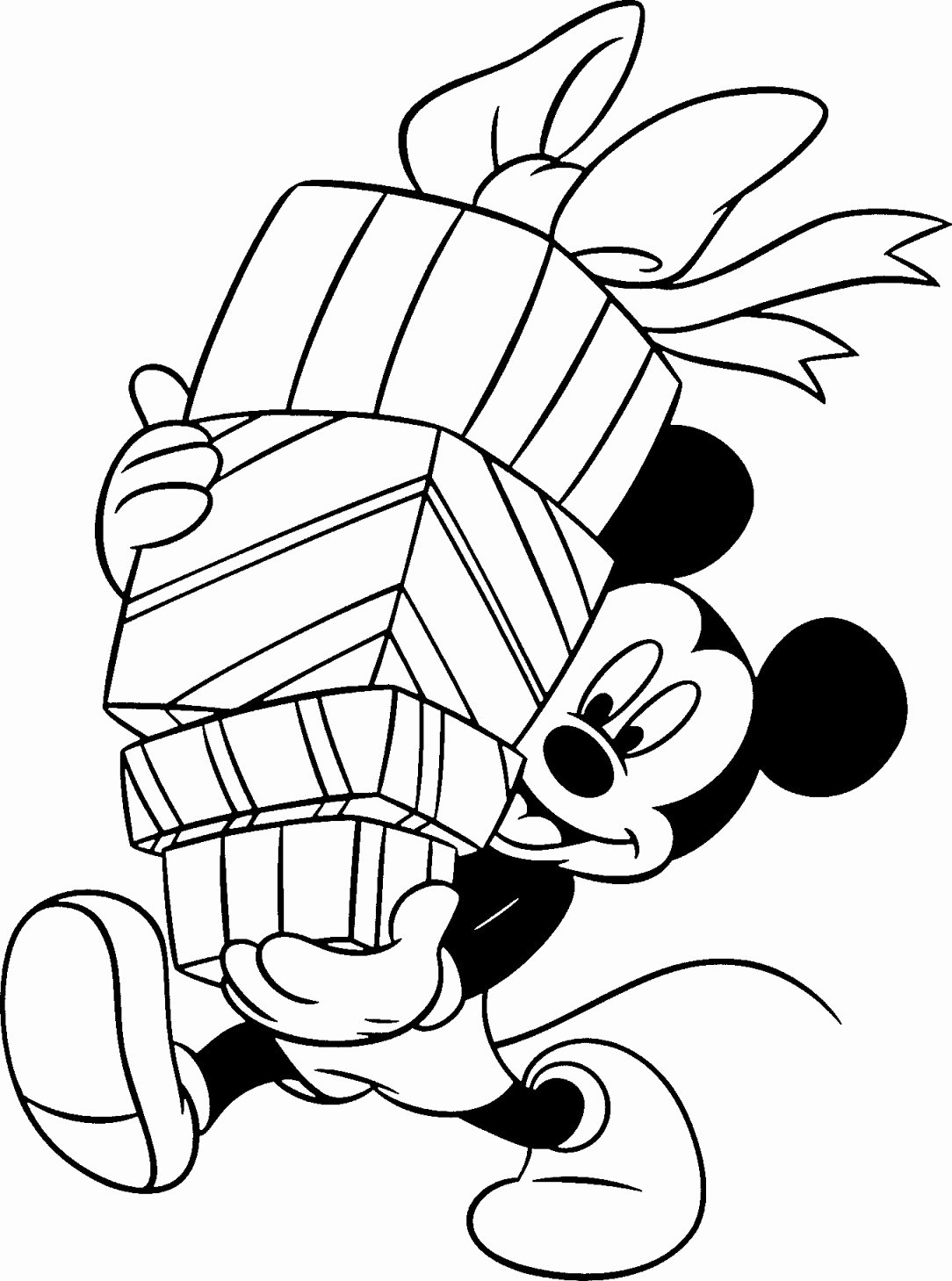 Mickey Mouse Colouring Sheets Luxury Free Disney Christmas Printable Coloring Pages for Kids