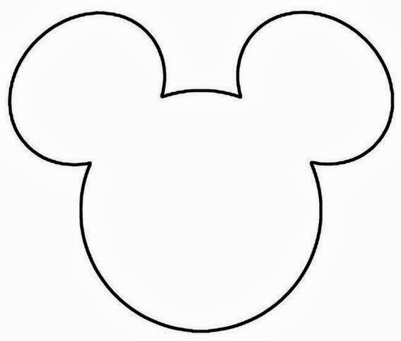Mickey Mouse Head Cutout Template Fresh Mickey Mouse Head Template