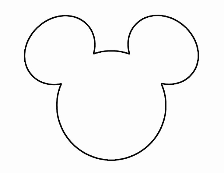 Mickey Mouse Head Cutout Template Luxury Mickey Mouse Template Feelin Crafty