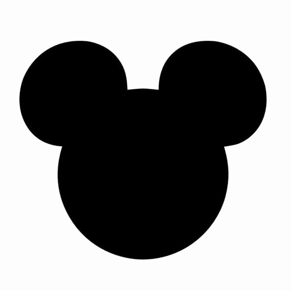 Mickey Mouse Head Stencil Inspirational Mickey Mouse Head Mouse Ears Stencil Made From 4 Ply Mat Board