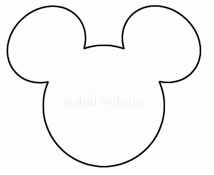 Mickey Mouse Pattern Cut Out Fresh Mickey Birthday Ideas