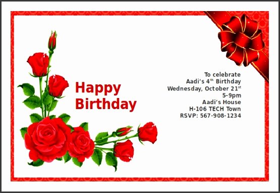Microsoft Birthday Card Templates Awesome 5 Ms Word Greeting Card Template Sampletemplatess