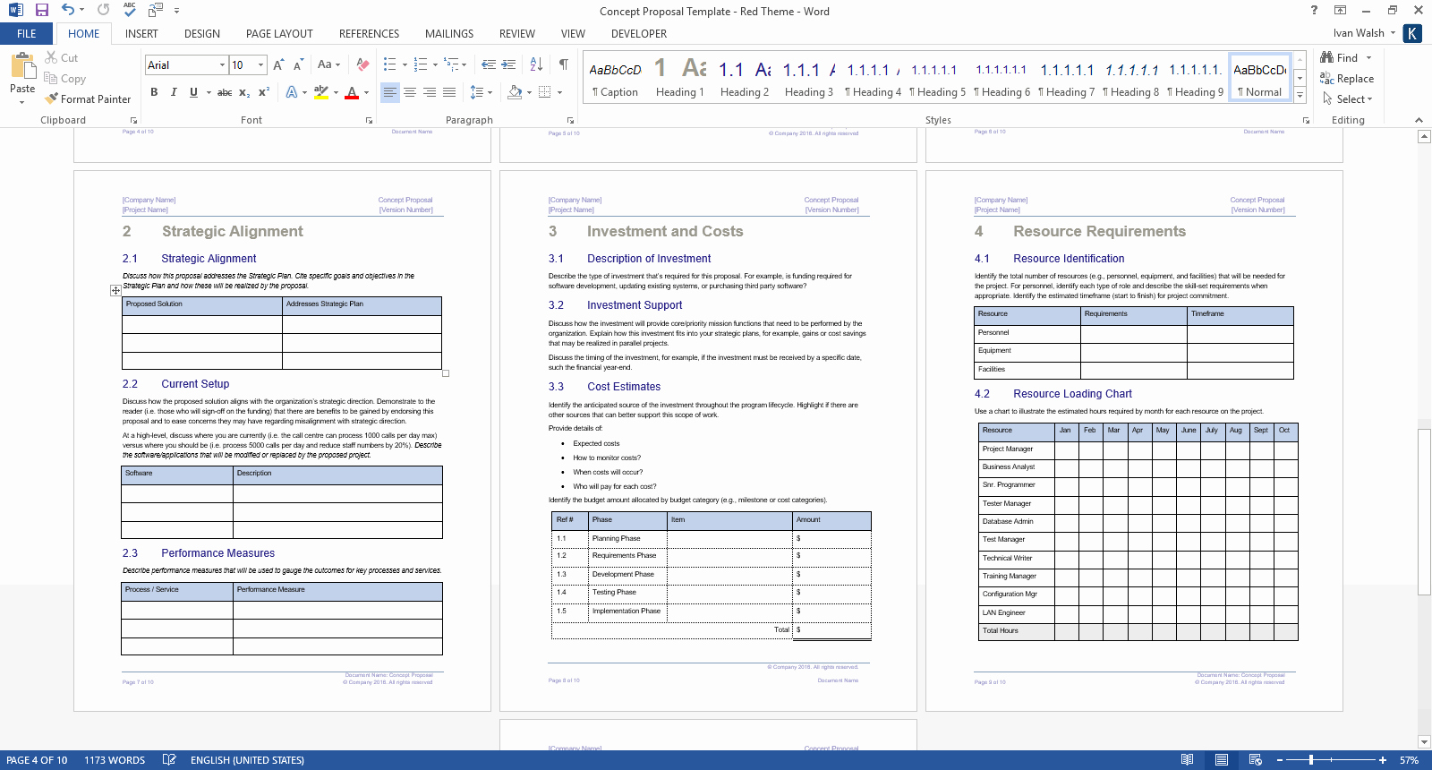 Microsoft Office Proposal Template Best Of Concept Proposal Template Ms Word Excel Spreadsheets
