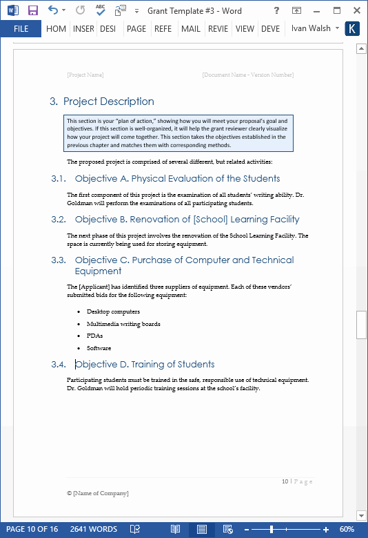 Microsoft Office Proposal Template Lovely Grant Proposal Template Ms Fice