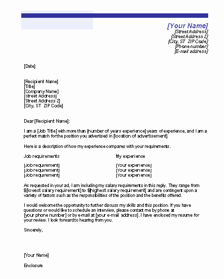 Microsoft Word Cover Letter Templates New Cover Letter Resume – Microsoft Word Templates