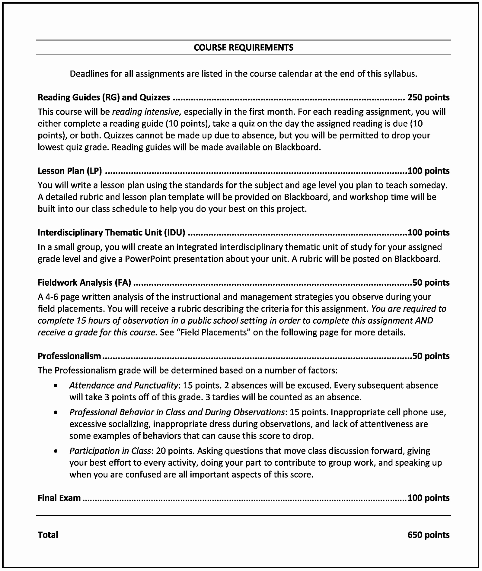 Middle School Science Syllabus Template Lovely How to Write A Syllabus