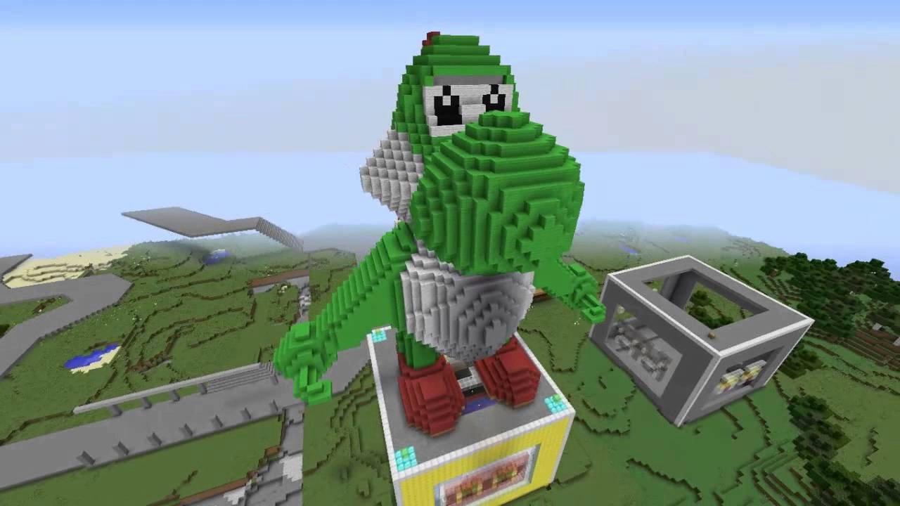 Minecraft 3d Pixel Art Best Of Minecraft 3d Pixel Art Showcase Yoshi Model