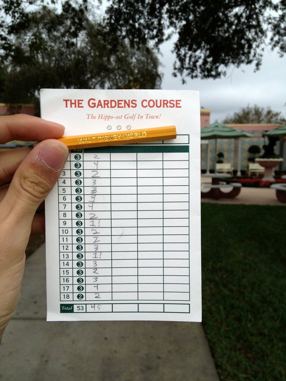 Mini Golf Score Cards Luxury Disney S Fantasia Gardens and Winter Summerland