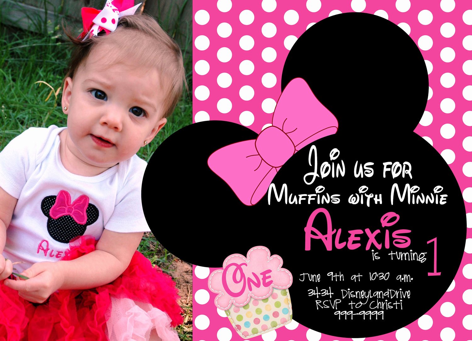 Minnie Mouse Invitation Wording Inspirational Minnie Mouse Birthday Invitation Wording