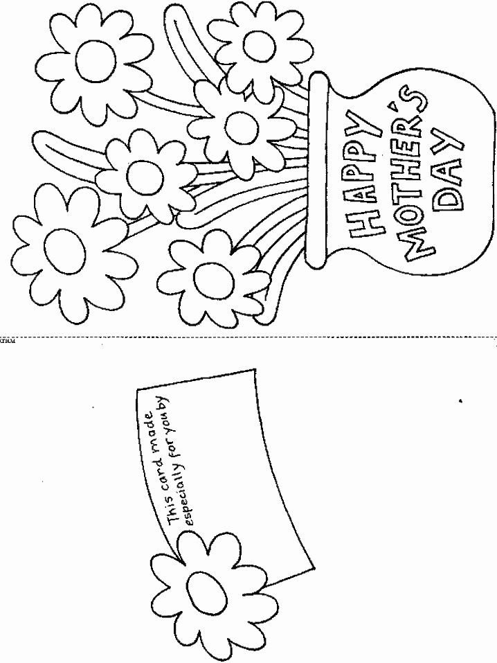 Mothers Day Card Template Beautiful Kindergarten Worksheet Guide Clip Art Line
