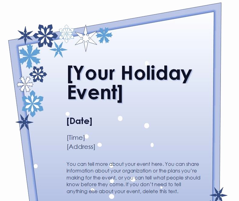 Ms Word Flyer Template Free Elegant Free Christmas Flyer Templates Microsoft Word – Festival