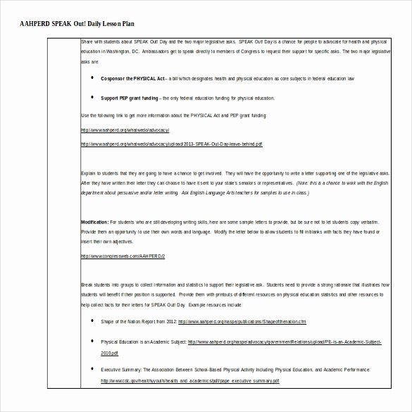 30 Ms Word Lesson Plan Example Document Template