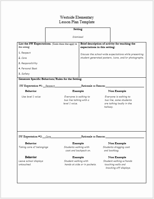 Ms Word Lesson Plan Lovely 39 Free Lesson Plan Templates Ms Word and Pdfs