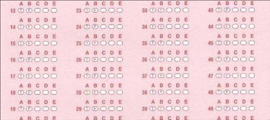 Multiple Choice Answer Sheet New Goforthelaw Legal Education and Awareness