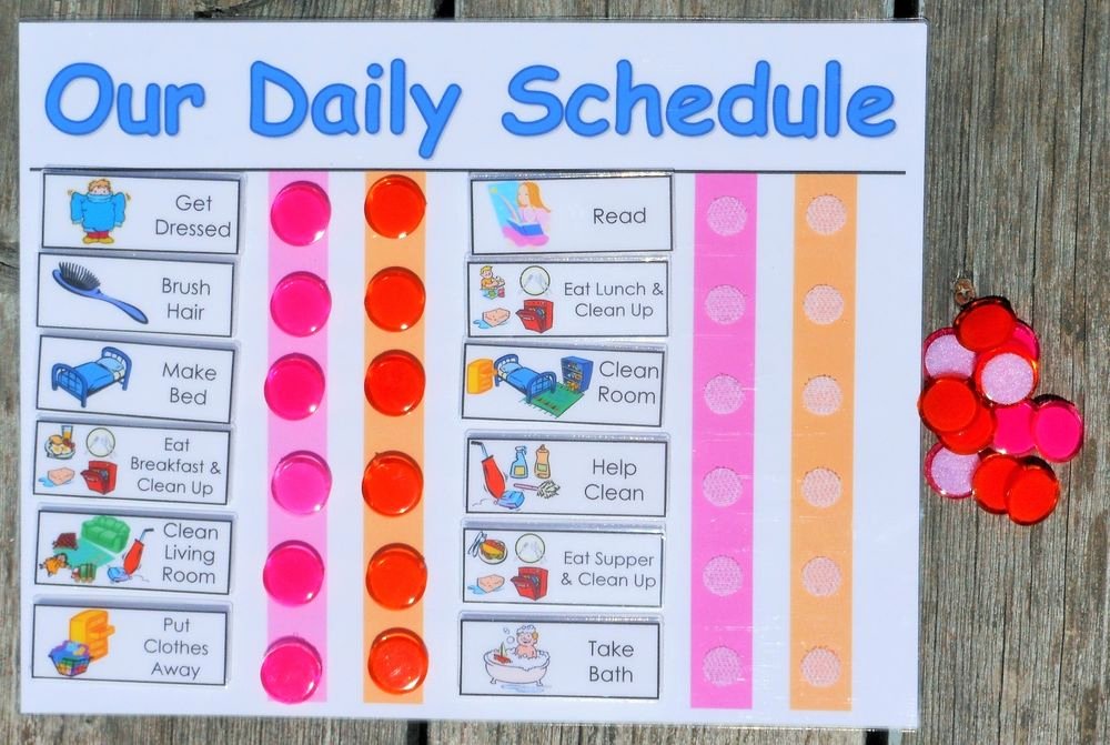 Multiple Kids Chore Chart Inspirational Chore Chart with Moveable Chores for Multiple Kids