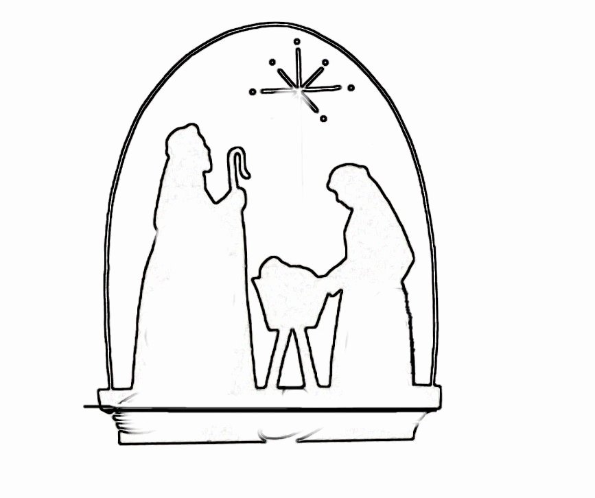 Nativity Scene Silhouette Printable Awesome Free Printable Nativity Scene Patterns