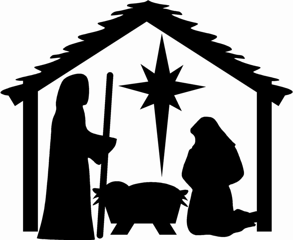 Nativity Scene Silhouette Printable Awesome Nativity Christmas Wall Stickers Vinyl Decal Decor Art